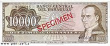 Paraguajské guarani 10000