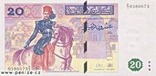 Tuniský dinar 20