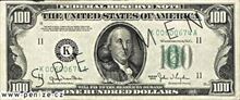 Americký dolar 100