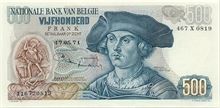 Belgický frank 500