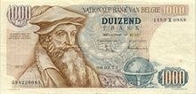 Belgický frank 1000