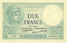 Francouzský frank 10