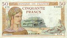 Francouzský frank 50