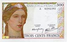 Francouzský frank 300