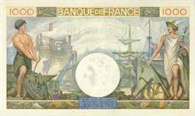 Francouzský frank 1000