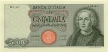 Italská lira 5000