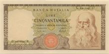 Italská lira 50000