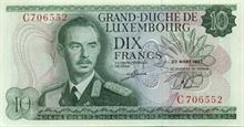 Lucemburský frank 10