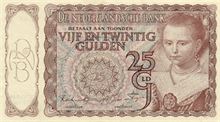 Nizozemský gulden 25