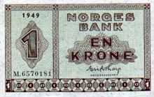 Norská koruna 1