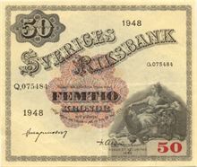 Švédská koruna 50