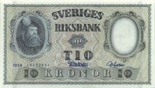 Švédská koruna 10