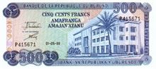 Burundský frank 500