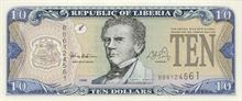 Liberijský dolar 10