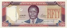 Liberijský dolar 50
