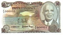Malawijská kwacha 50