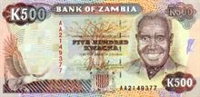 Zambijská kwača 500