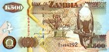 Zambijská kwača 500