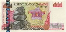 Zimbabwský dolar 500