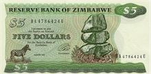 Zimbabwský dolar 5