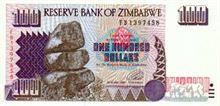 Zimbabwský dolar 1000