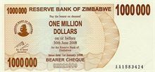 Zimbabwský dolar 1000000