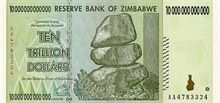 Zimbabwský dolar 10000000000000