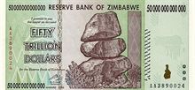 Zimbabwský dolar 50000000000000