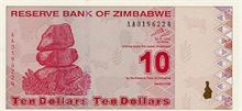 Zimbabwský dolar 10