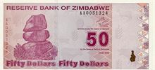 Zimbabwský dolar 50