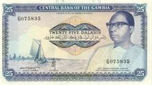 Gambijské dalasi 25