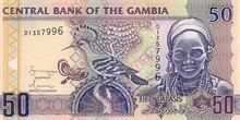 Gambijské dalasi 50