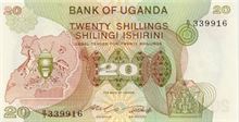 Ugandský šilink 20