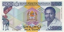 Tanzanský šilink 500