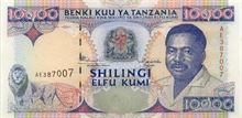 Tanzanský šilink 10000