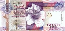 Seychelská rupie 25