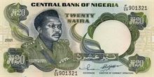 Nigerijská naira 20