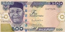 Nigerijská naira 500
