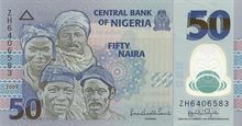 Nigerijská naira 50