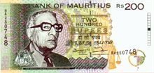 Mauricijská rupie 200
