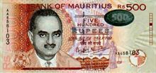 Mauricijská rupie 500