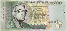 Mauricijská rupie 200