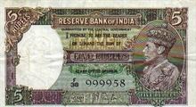 Indická rupie 5