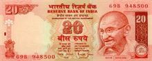 Indická rupie 20