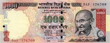 Indická rupie 1000