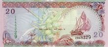 Maledivská rupie 20