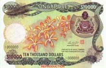 Singapurský dolar 10000