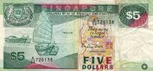 Singapurský dolar 5