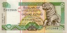 Srílanská rupie 10