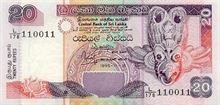 Srílanská rupie 20